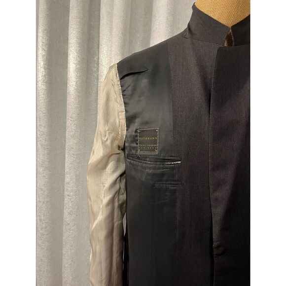 CANALI MEN'S Sports Coat Luxury Gray 100% Wool Made in Italy Size 44 R - Picture 7 of 10